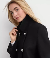 Modern Double Breasted Coat