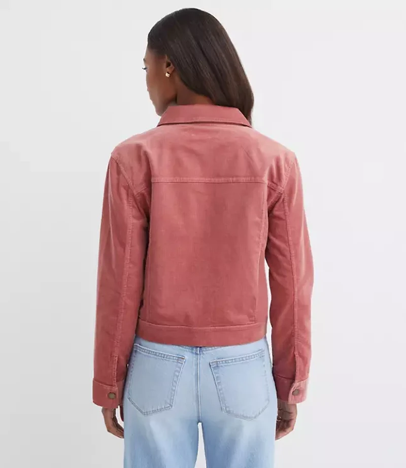 Brushed Corduroy Shirt Jacket