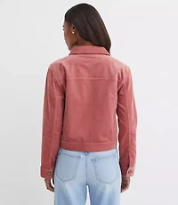Brushed Corduroy Shirt Jacket