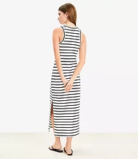 Striped Racerback Midi Dress