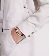 Petite LOFT Versa Pure Spun Bomber Jacket