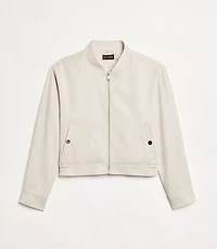Petite LOFT Versa Pure Spun Bomber Jacket