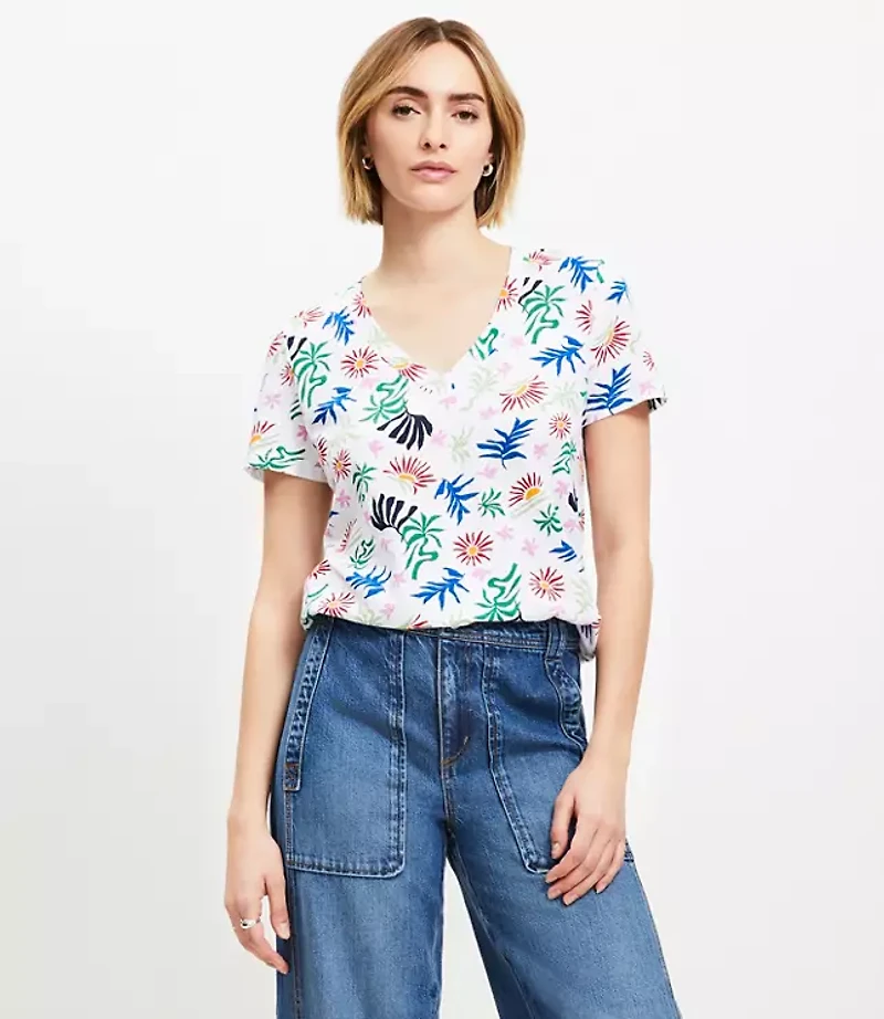 Soleil Everyday V-Neck Tee