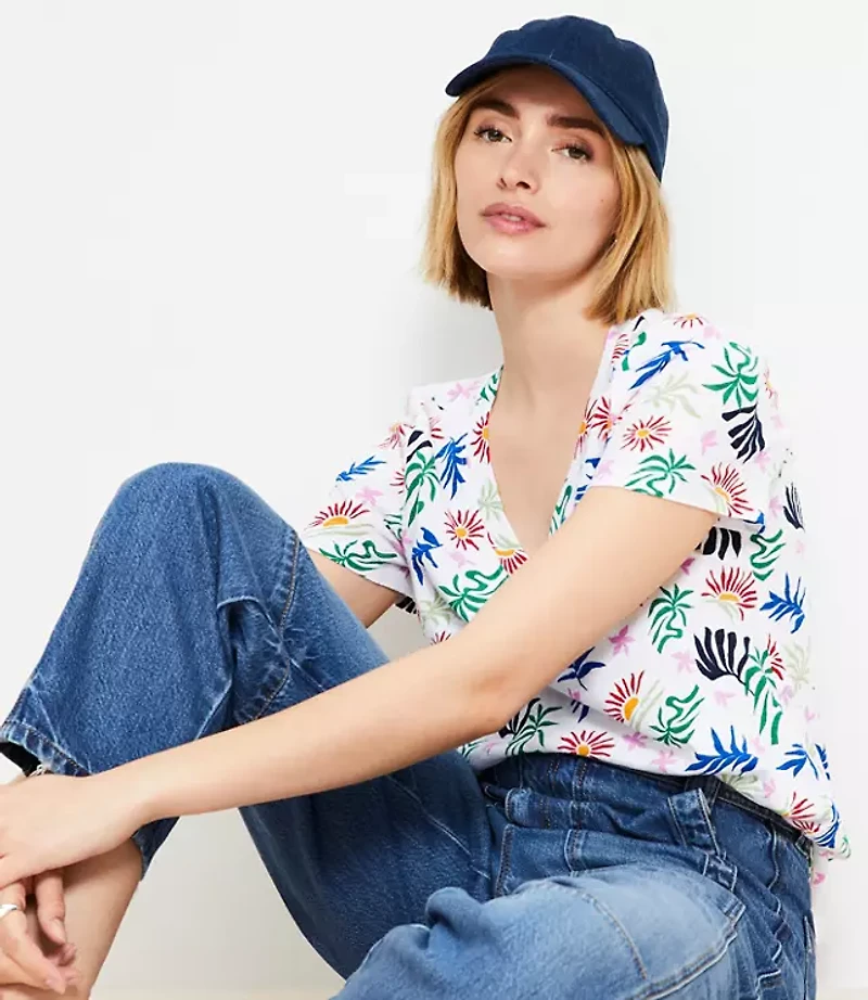 Soleil Everyday V-Neck Tee
