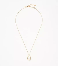 Mother Of Pearl Center Necklace