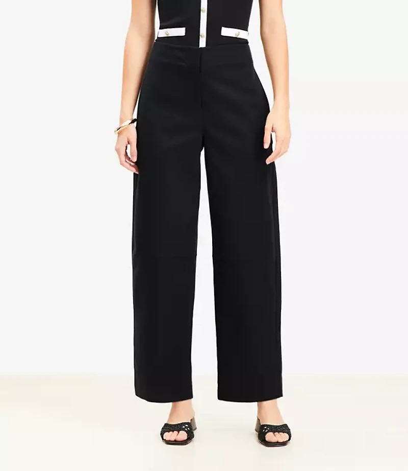 Petite Barrel Pants in Texture