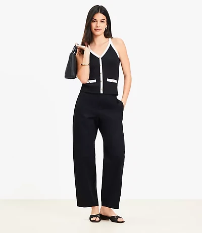 Petite Barrel Pants in Texture