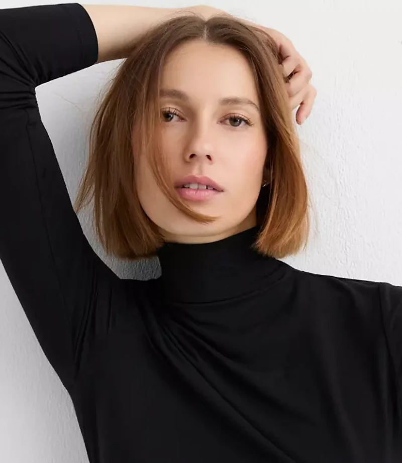 Modal Turtleneck Top