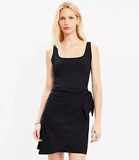 Petite Sarong Mini Dress