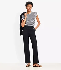 Petite Mariner Parker Straight Pants