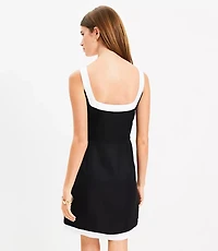 Tall Linen Blend Mini Tank Dress