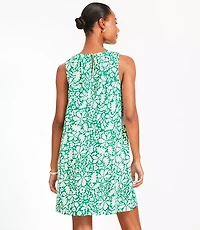 Petite Floral Jersey Seamed Mini Dress
