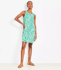 Petite Floral Jersey Seamed Mini Dress