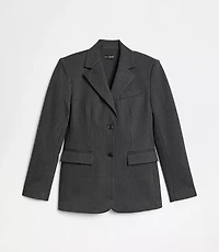 LOFT Versa Ponte Blazer Pinstripe