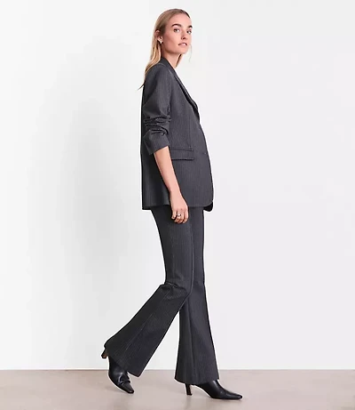 LOFT Versa Ponte Blazer Pinstripe