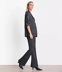LOFT Versa Ponte Blazer Pinstripe