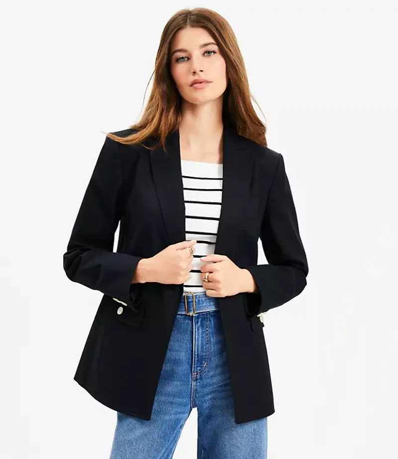 Petite Pique Mariner Blazer