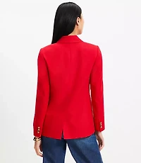 Oversized Linen Blend Blazer