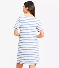 Striped Pocket Tee Dress