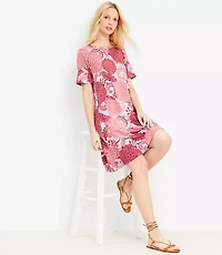 Floral Mini Swing Dress