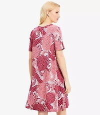 Floral Mini Swing Dress