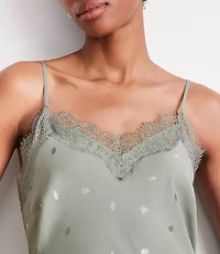 Petite LOFT Versa Gingko Strappy Midi Slip Dress