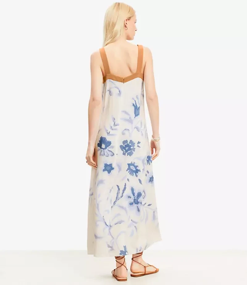 Floral Strappy Maxi Dress