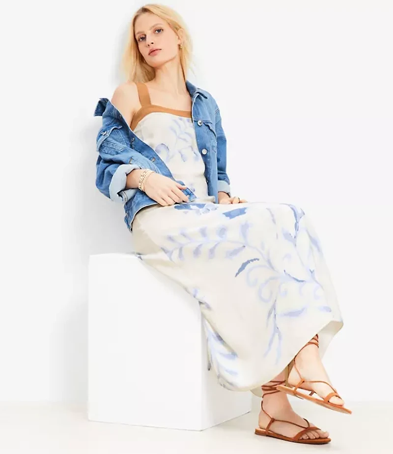 Floral Strappy Maxi Dress