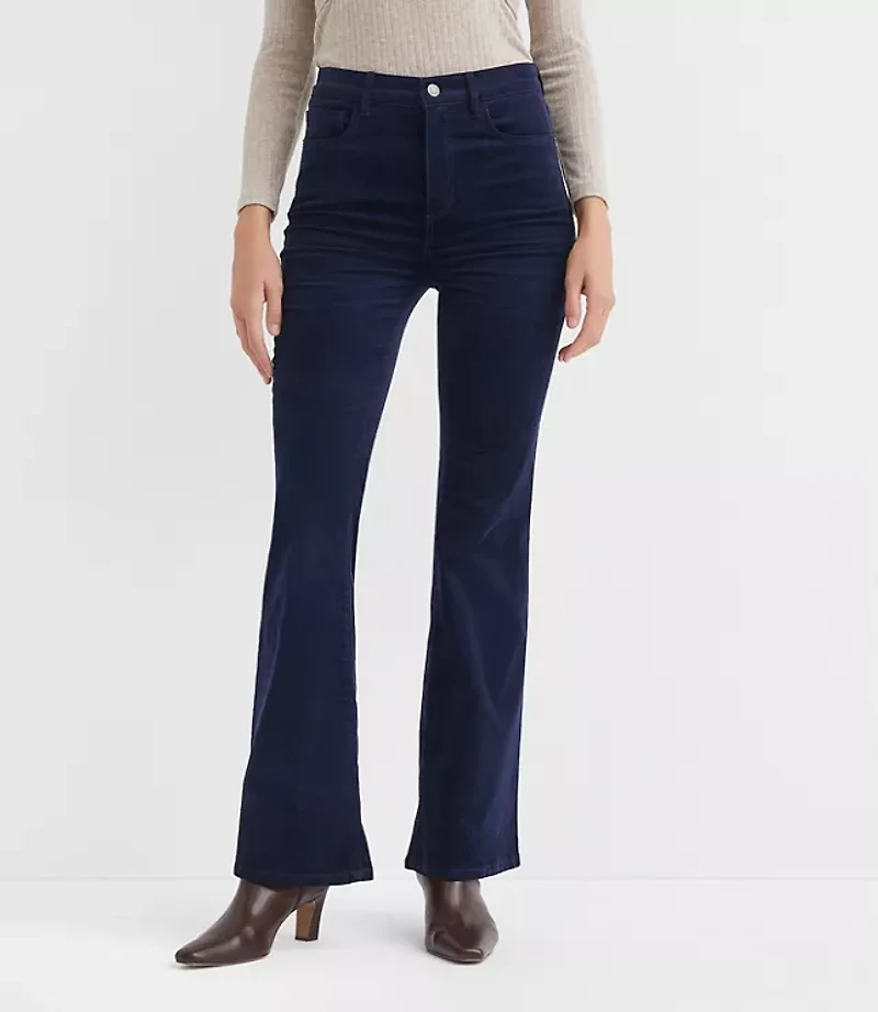 Tall Slim Flare Pants Corduroy
