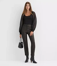 Riviera Slim Pants Shimmer Geo Jacquard