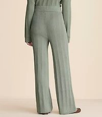 Lou & Grey Ribbed Wide Leg Sweater Pants