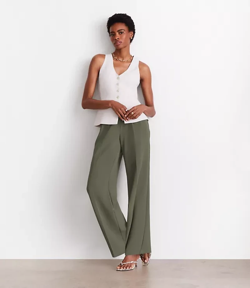 LOFT Versa Crepe Drape Halter Vest