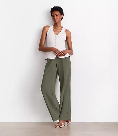 LOFT Versa Crepe Drape Halter Vest