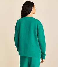 Petite Lou & Grey Geo Textured Sweatshirt