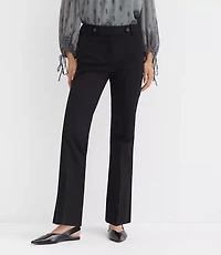 Tab Waist Boot Cut Pants Bi-Stretch