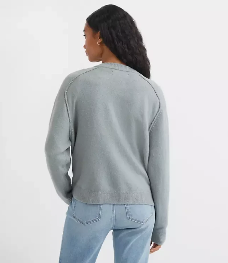 Petite Saddle Sleeve Cardigan