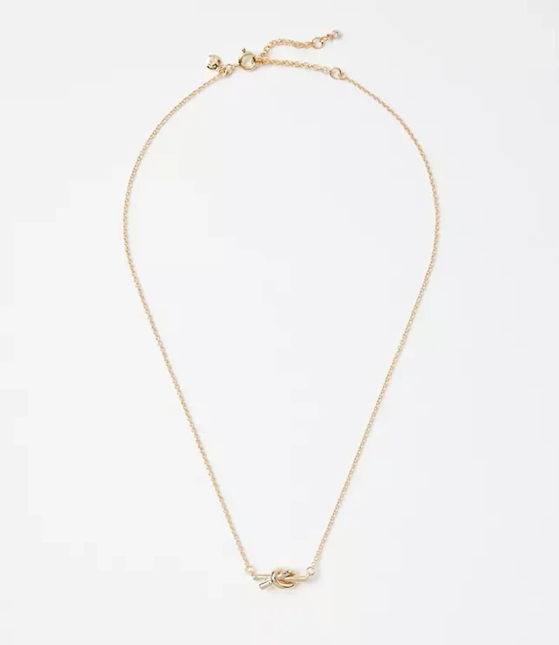 Delicate Knot Necklace