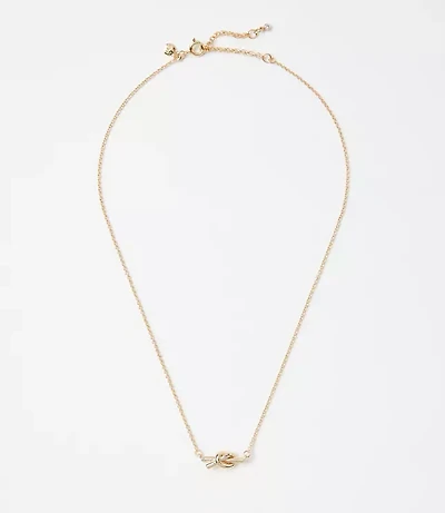 Delicate Knot Necklace