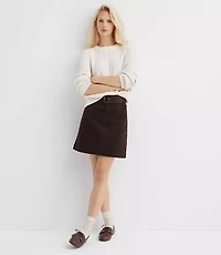 Petite Ribbed Cable Sweater