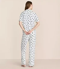 Heathered Heart Pajama Set