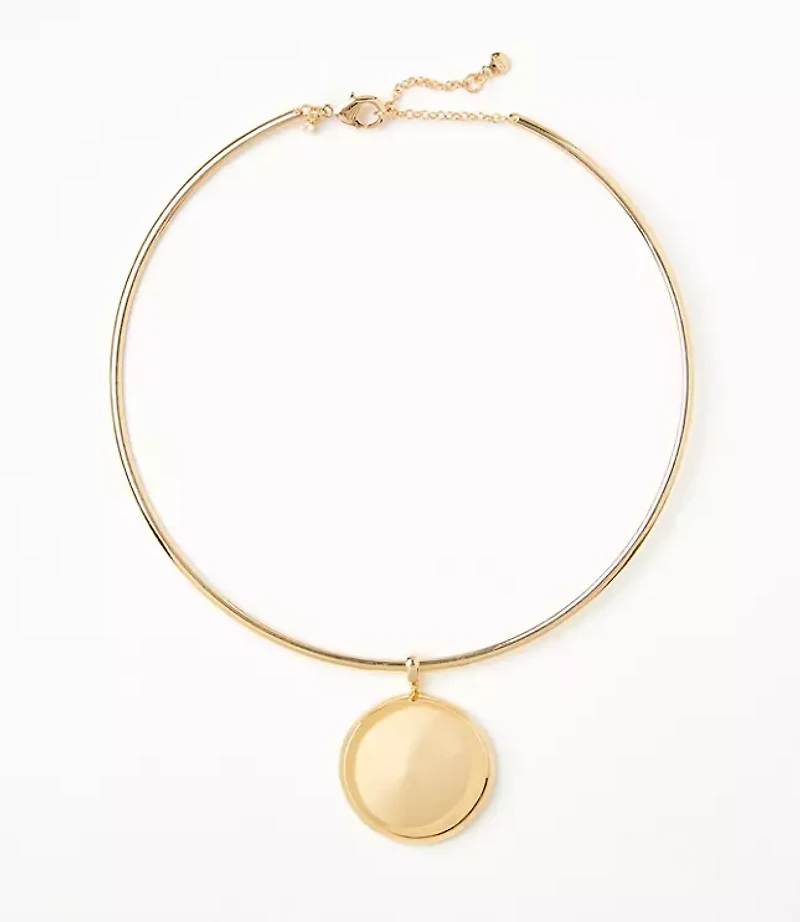 Modern Circle Collar Necklace