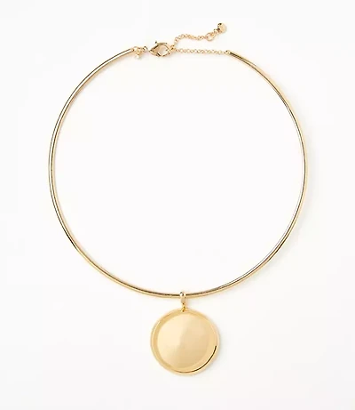 Modern Circle Collar Necklace