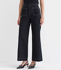 Tall Palmer Wide Leg Pants Pique