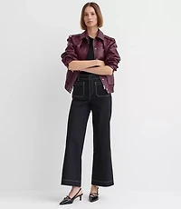 Tall Palmer Wide Leg Pants Pique
