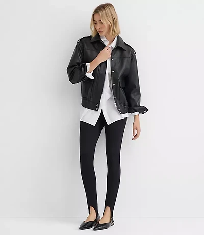 Petite Stirrup Leggings Ponte