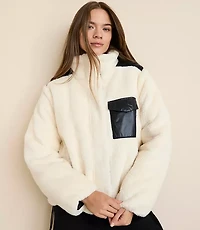 Lou & Grey Sherpa Puffer Jacket