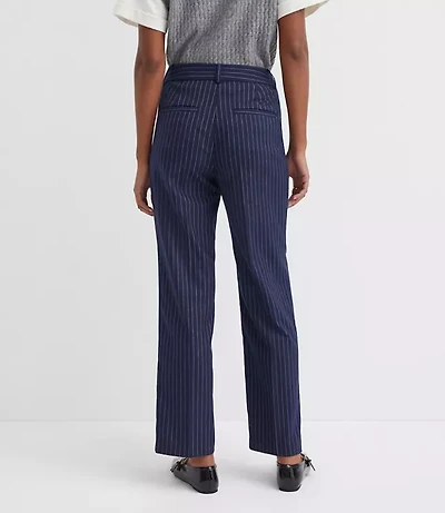 Curvy Parker Straight Pants Pinstripe