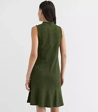 Jacquard Mini Flounce Dress
