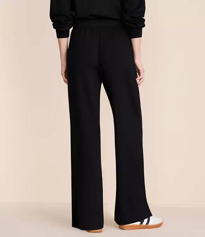 Lou & Grey Scubasoft Side Slit Straight Leg Pants