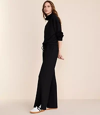 Lou & Grey Scubasoft Side Slit Straight Leg Pants